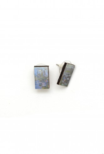 Monet Water Lily Studs